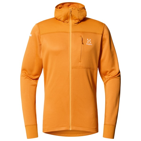 Haglöfs - L.I.M Mid Multi Hood - Fleecejacke Gr L orange von Haglöfs