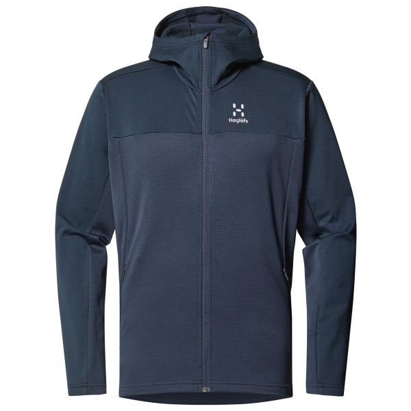 Haglöfs - Lark Mid Hood - Fleecejacke Gr L blau von Haglöfs