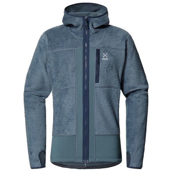 Haglöfs - Vassi Mid Hood - Fleecejacke Gr L;M;XL;XXL blau/grau von Haglöfs