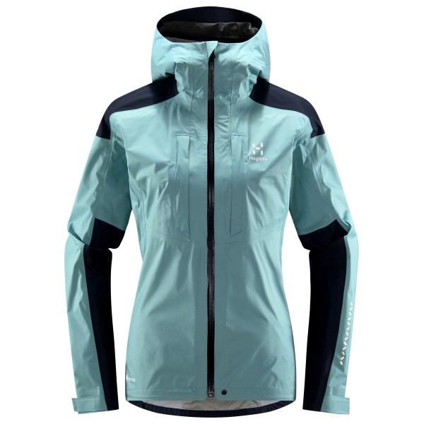 Haglöfs - Women's L.I.M Rugged GTX Jacket - Regenjacke Gr L türkis von Haglöfs