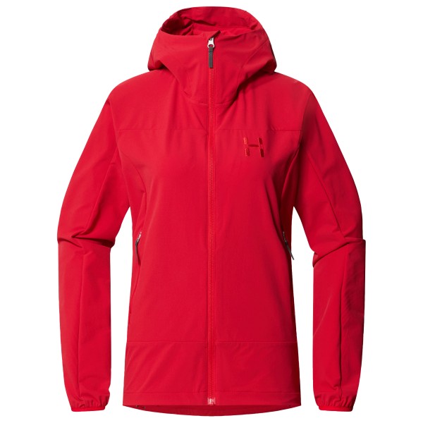 Haglöfs - Women's Rosson Softshell Hood - Softshelljacke Gr S rot von Haglöfs