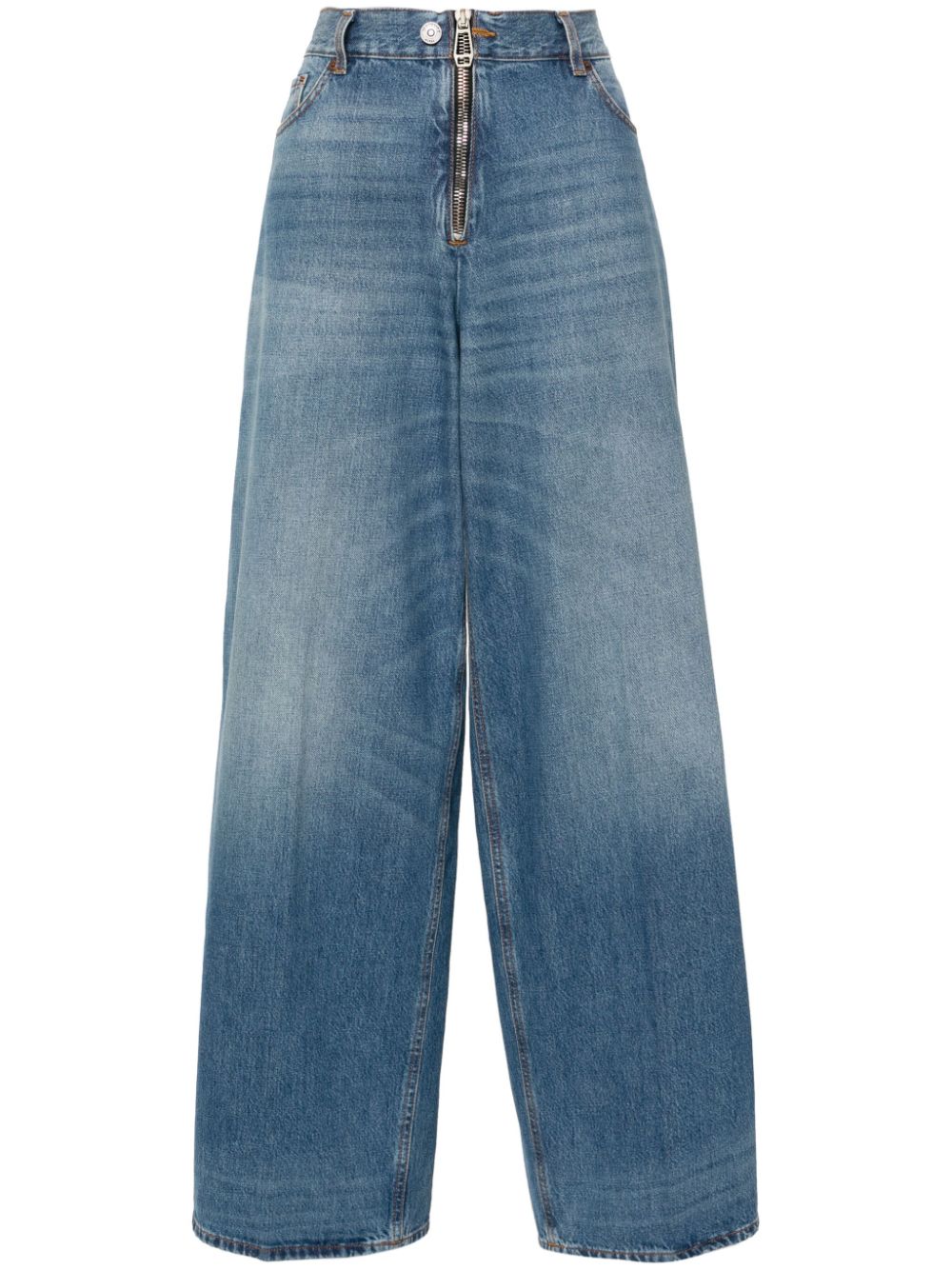 Haikure Bethany Zip wide-leg jeans - Blue von Haikure