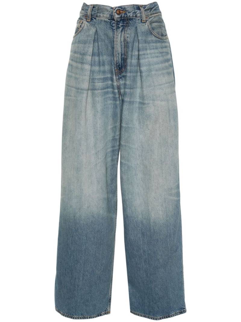 Haikure Candy high-rise wide-leg jeans - Blue von Haikure