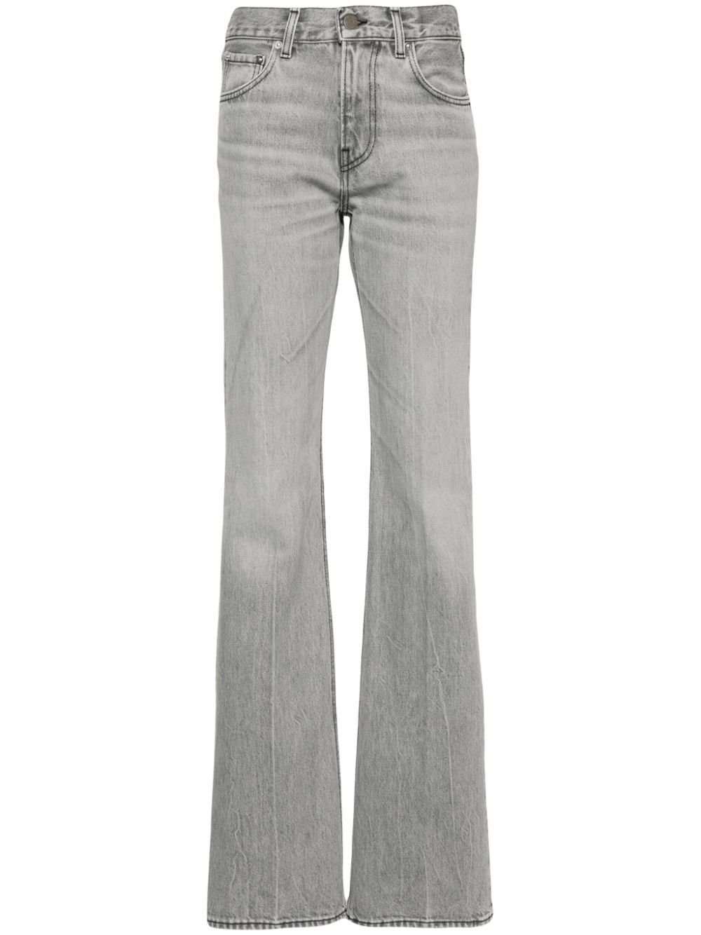 Haikure Flora Fog mid-rise flared jeans - Grey von Haikure