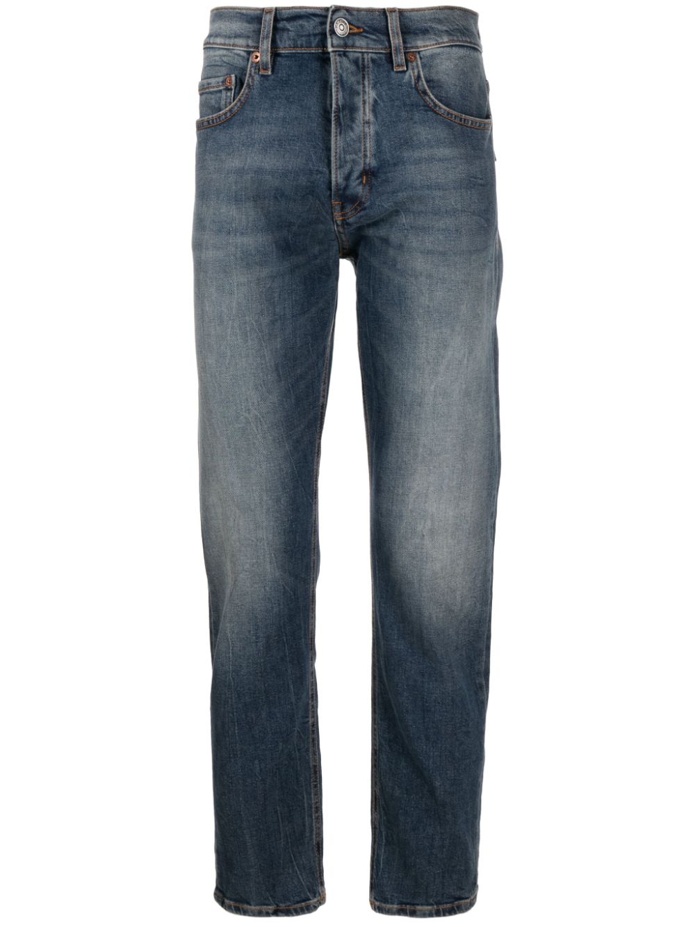 Haikure stonewashed straight-leg jeans - Blue von Haikure