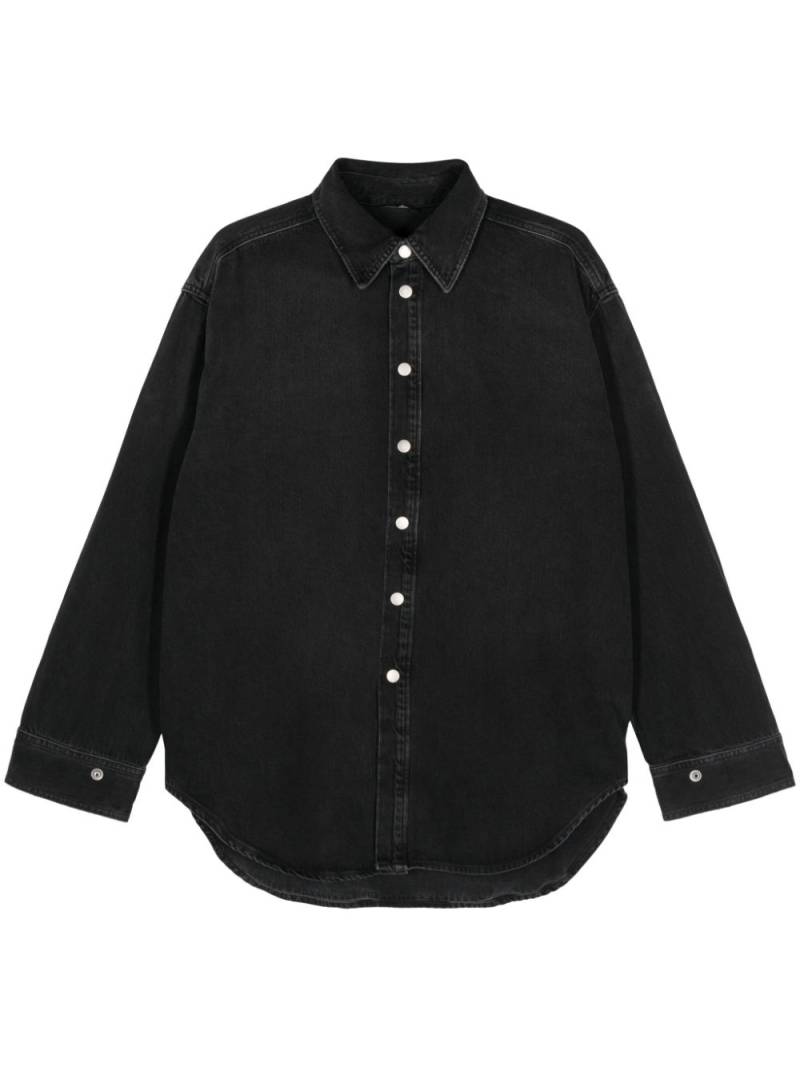 Haikure New Ofelia denim shirt - Black von Haikure