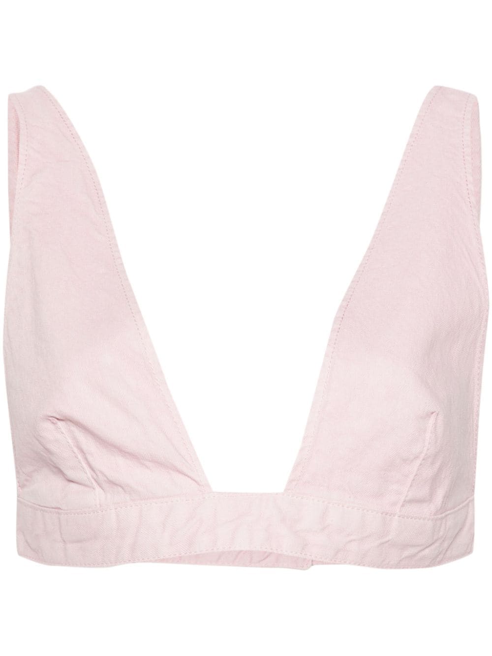 Haikure Tessa twill bralette - Pink von Haikure