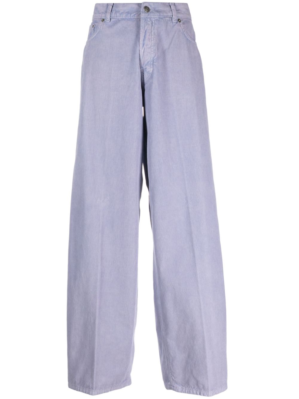 Haikure corduroy straight-leg trousers - Purple von Haikure