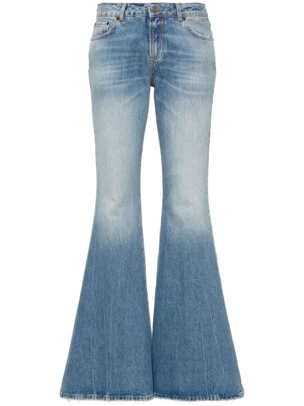 Haikure distressed wide-leg jeans - Blue von Haikure