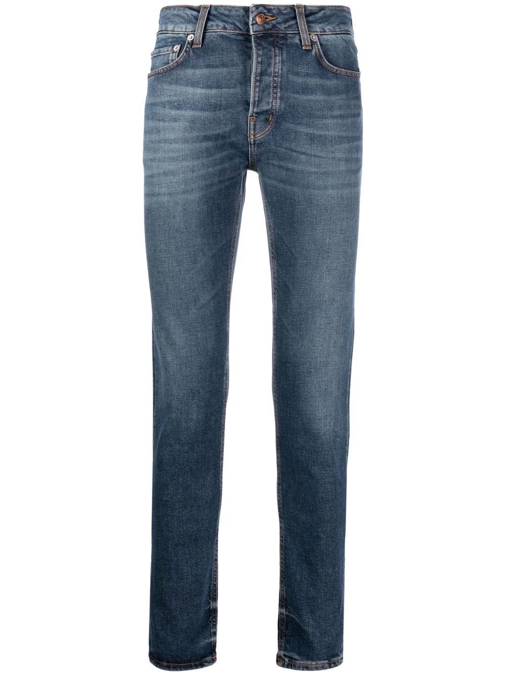 Haikure faded-effect slim-fit jeans - Blue von Haikure