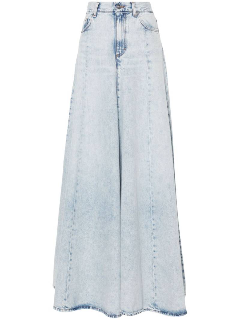 Haikure flared denim skirt - Blue von Haikure