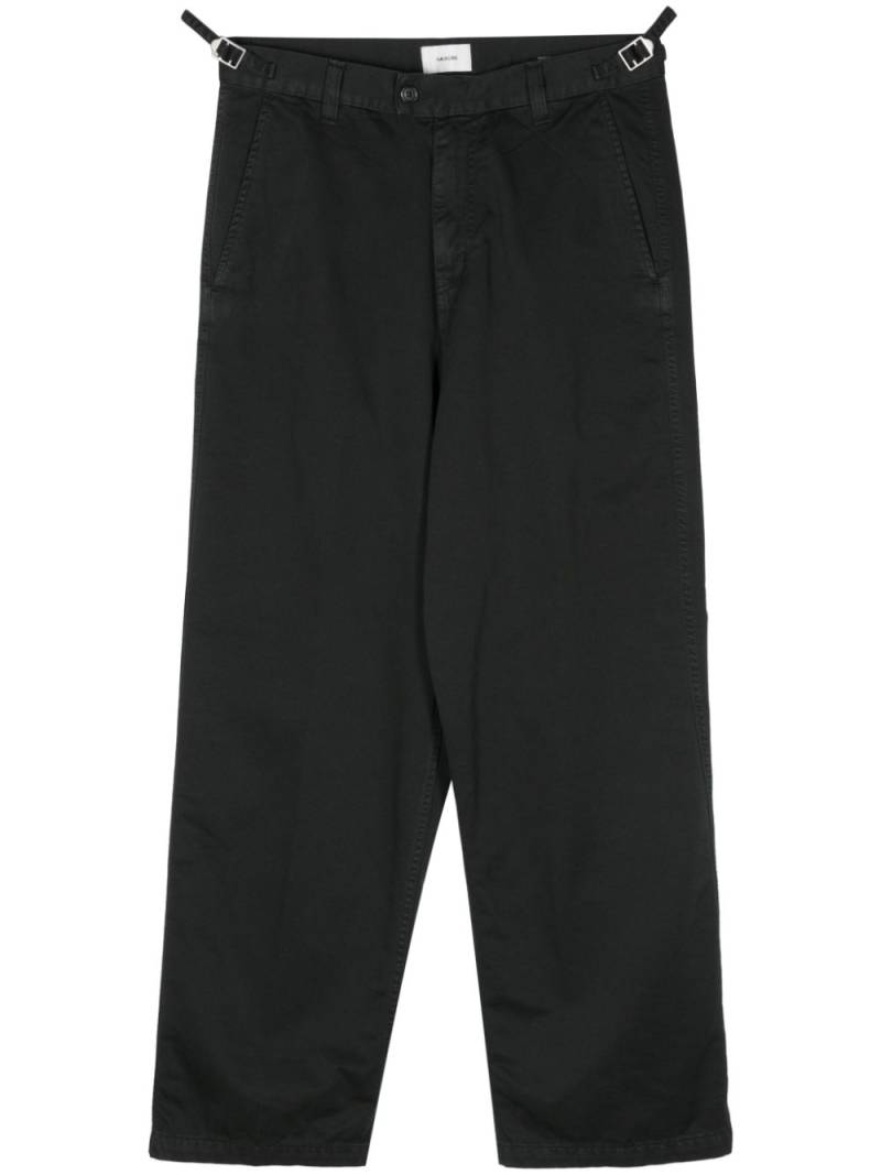 Haikure high-waist tapered trousers - Black von Haikure