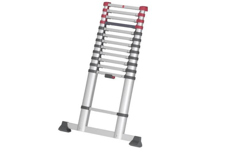 Hailo Anlegeleiter »T80 Flexline 380 13 Stufen«, Aluminium Sicherheits-Teleskopleiter von Hailo