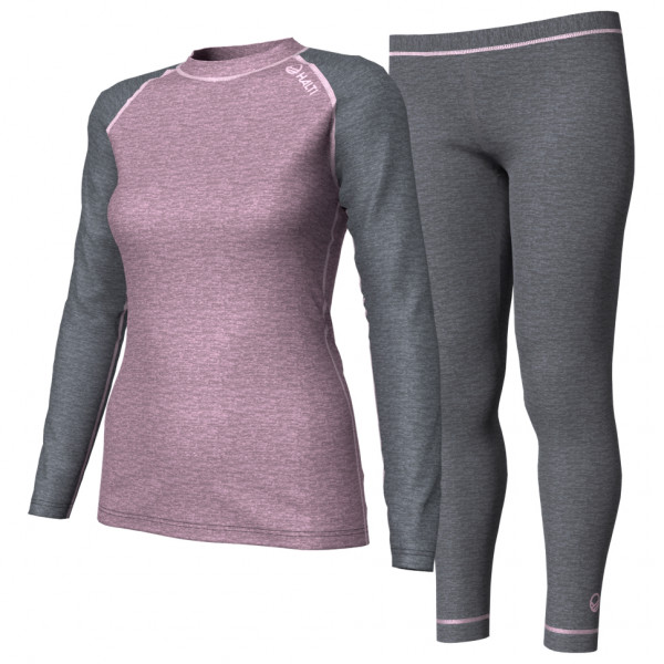 Halti - Women's Neva Merino Layer Set - Merinounterwäsche Gr 32;34;36;38;40;42;46 rosa;schwarz von Halti