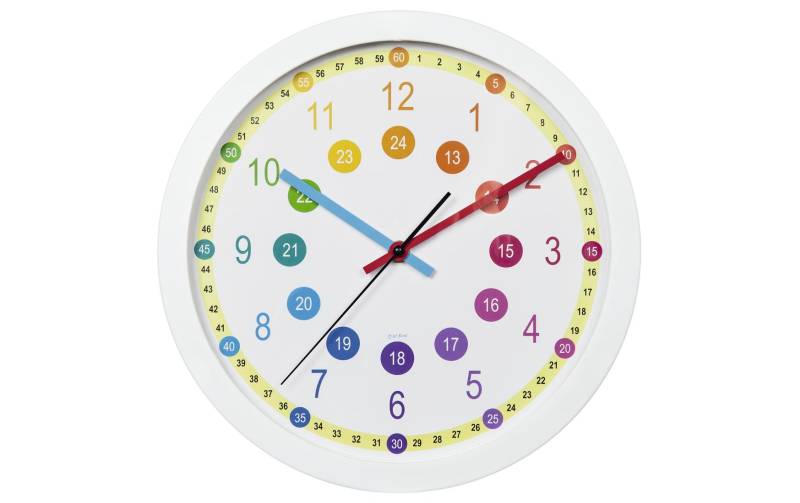 Hama Wanduhr »Easy Learning Ø 30 cm« von Hama