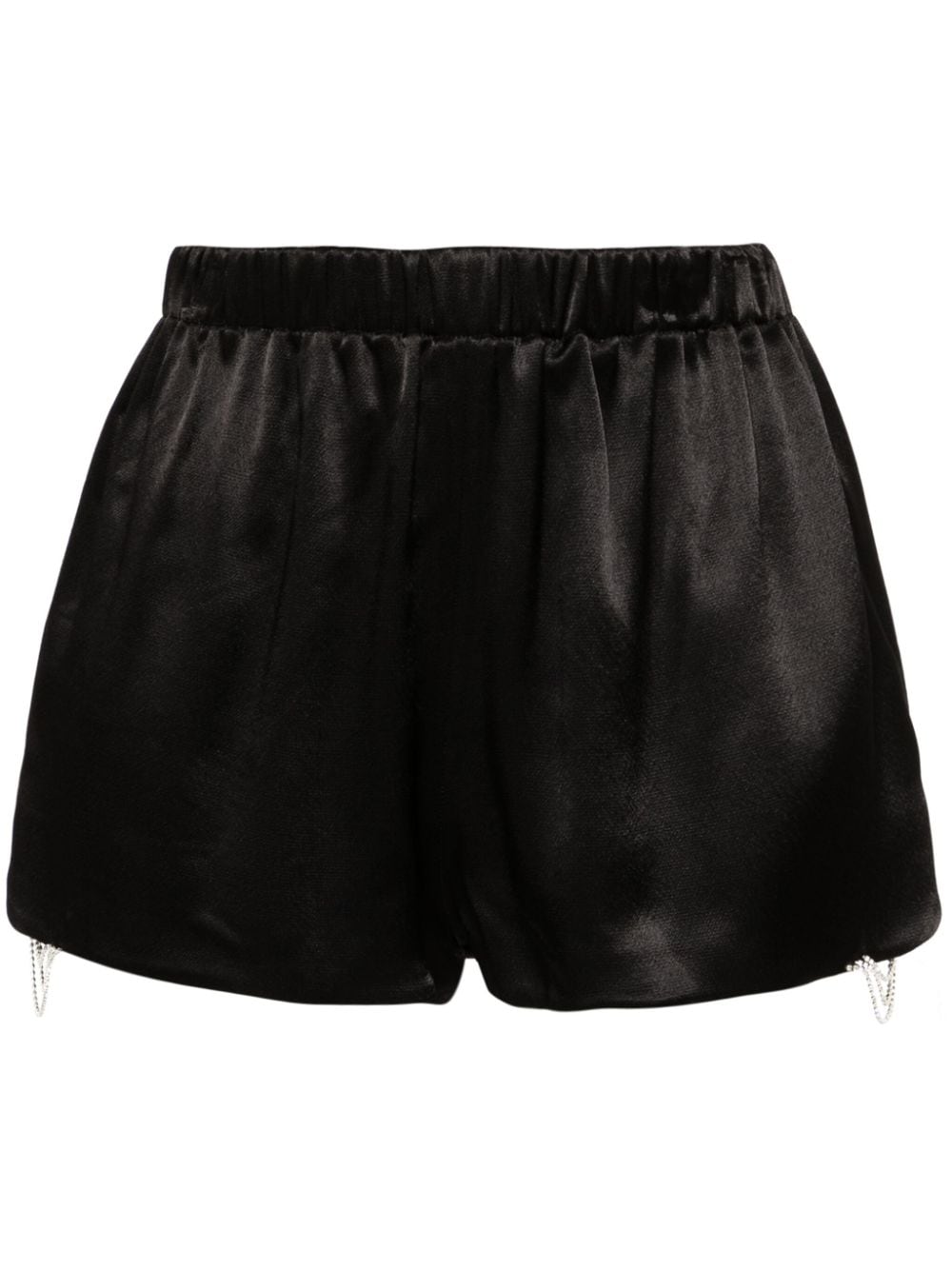 Hamoulet Hana satin shorts - Black von Hamoulet