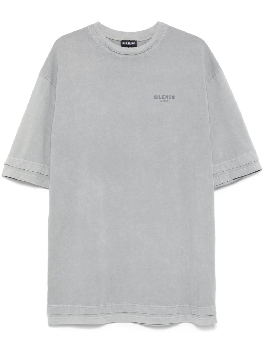 Han Kjøbenhavn layered T-shirt - Grey von Han Kjøbenhavn