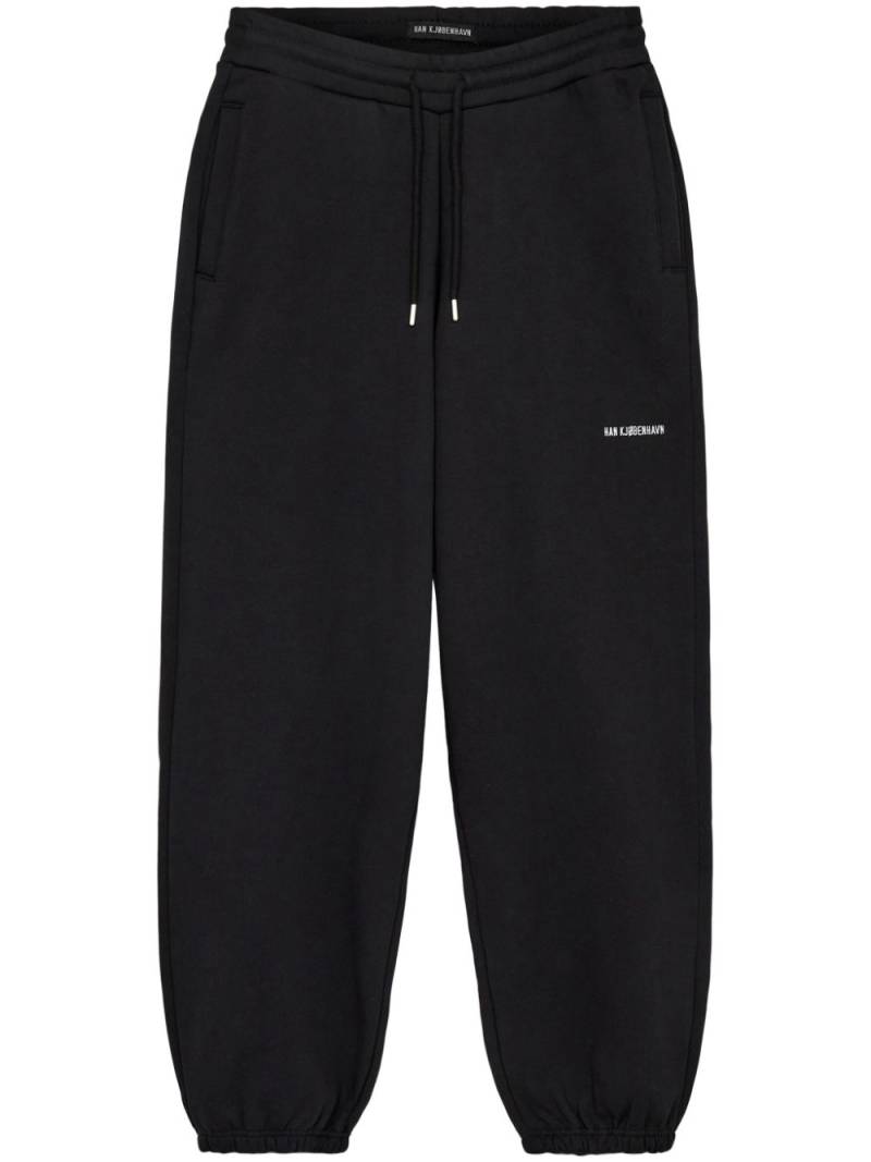 Han Kjøbenhavn logo-embroidered track pants - Black von Han Kjøbenhavn