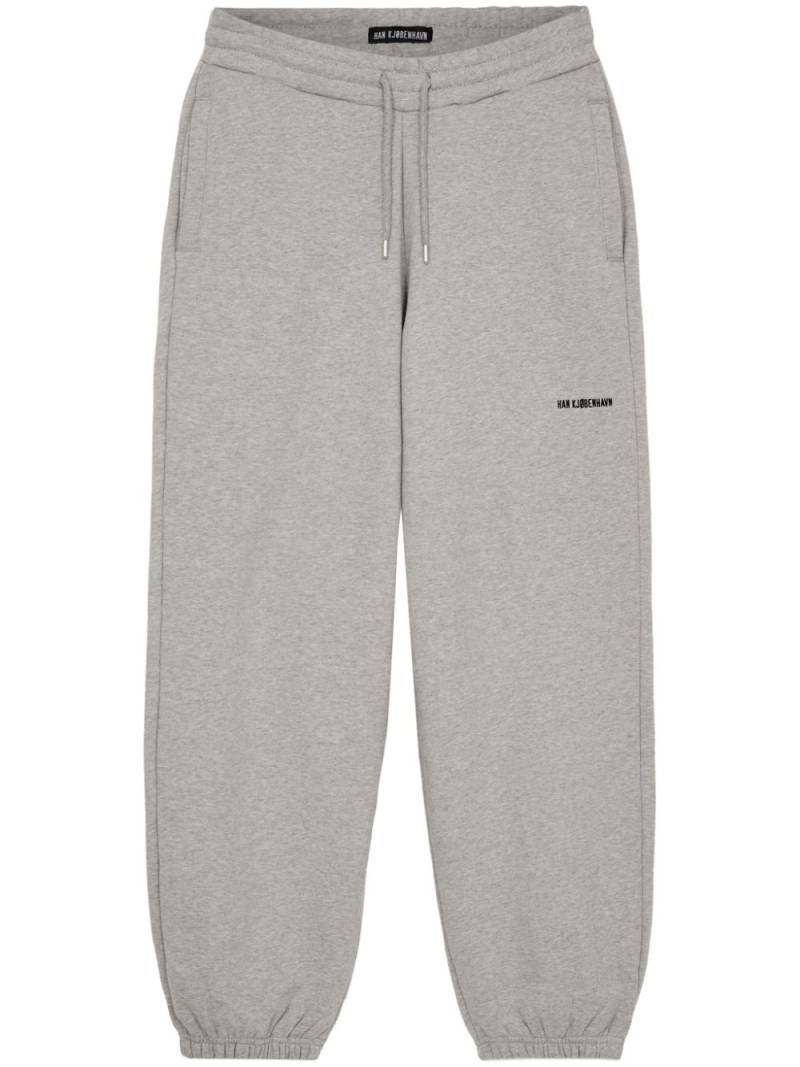 Han Kjøbenhavn logo-embroidered track pants - Grey von Han Kjøbenhavn