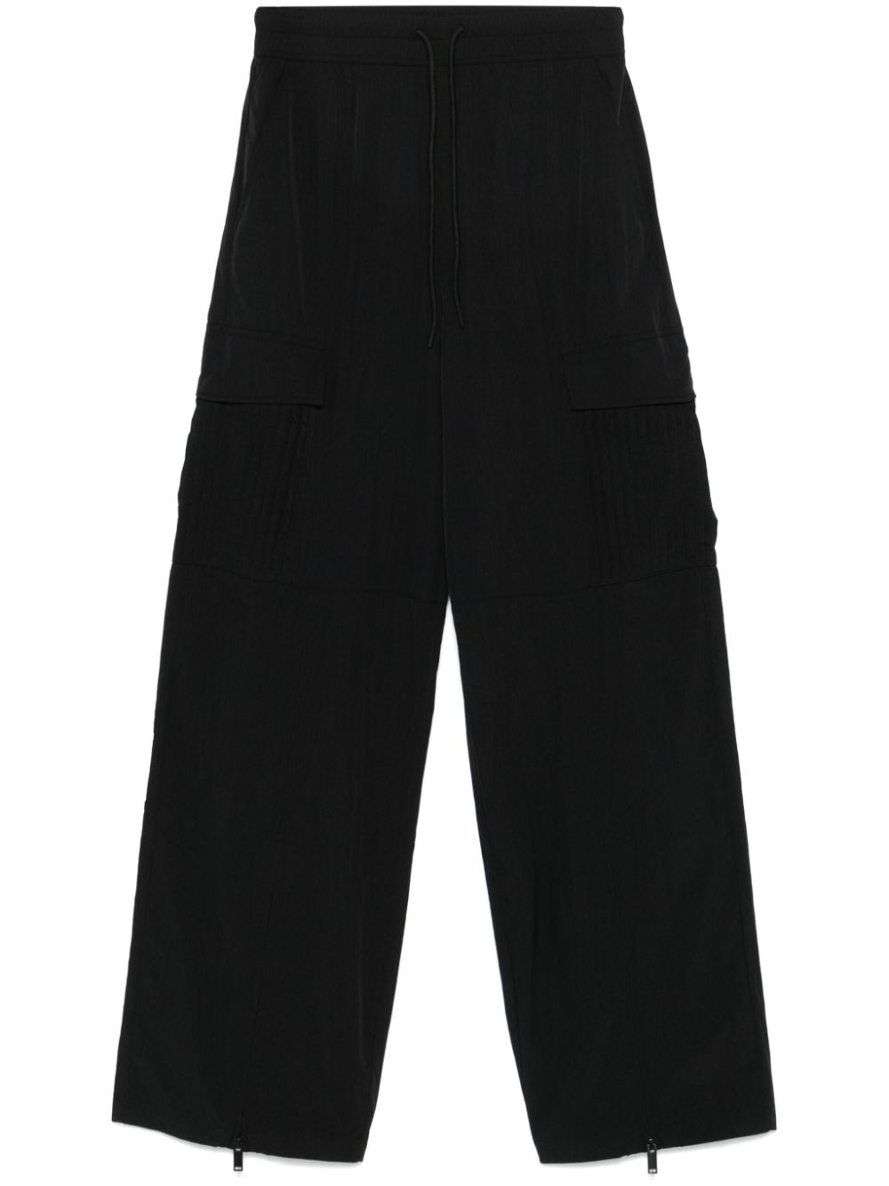 Han Kjøbenhavn wide-leg track trousers - Black von Han Kjøbenhavn