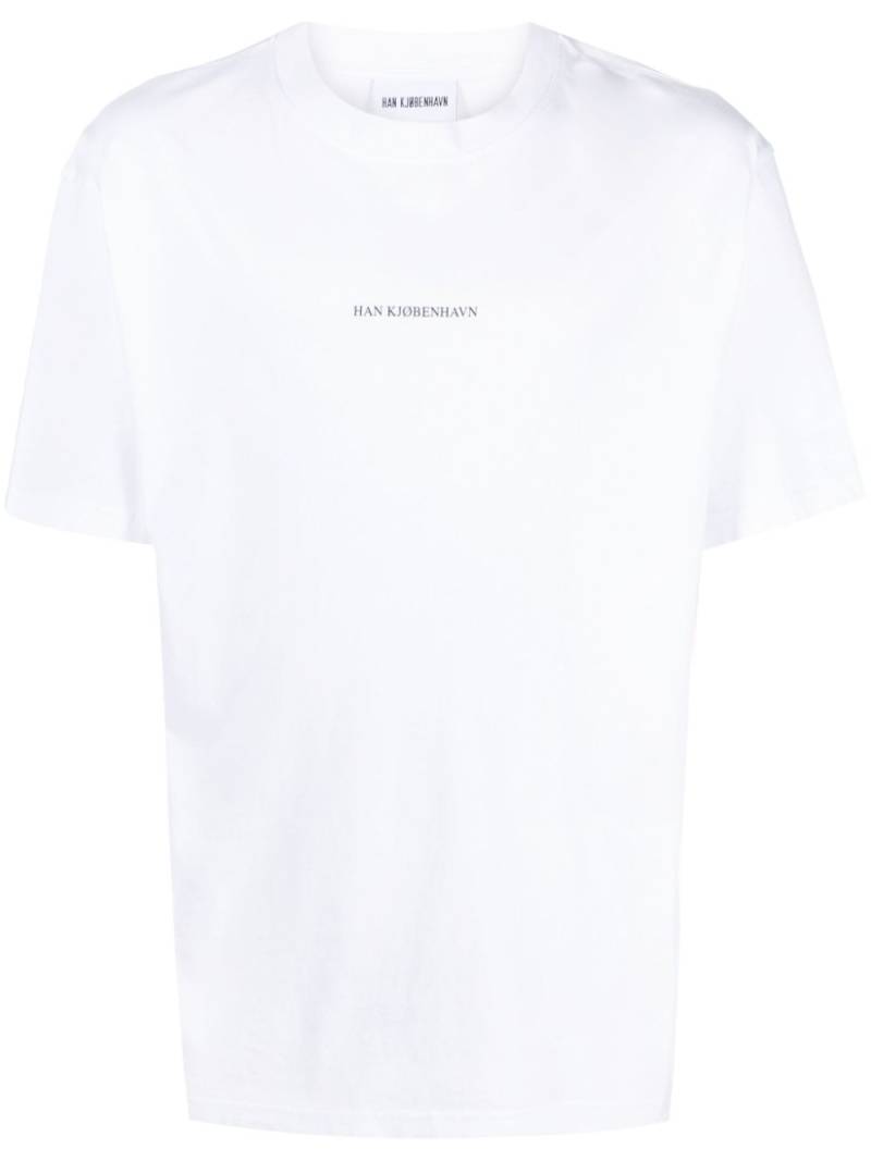 Han Kjøbenhavn Supper Boxy graphic-print organic cotton T-shirt - White von Han Kjøbenhavn