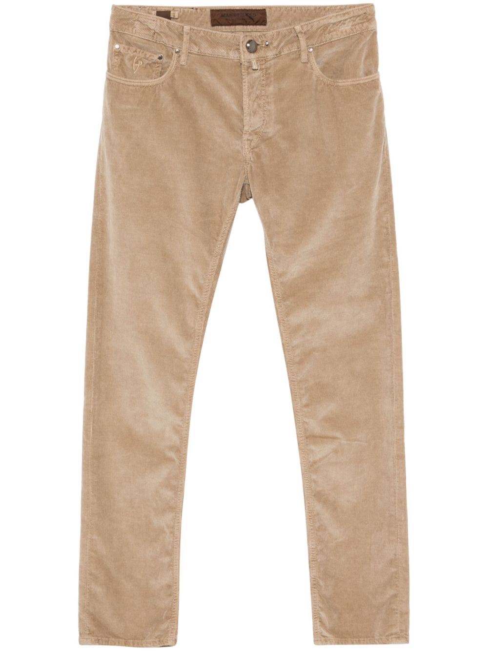 Hand Picked Ravello trousers - Neutrals von Hand Picked