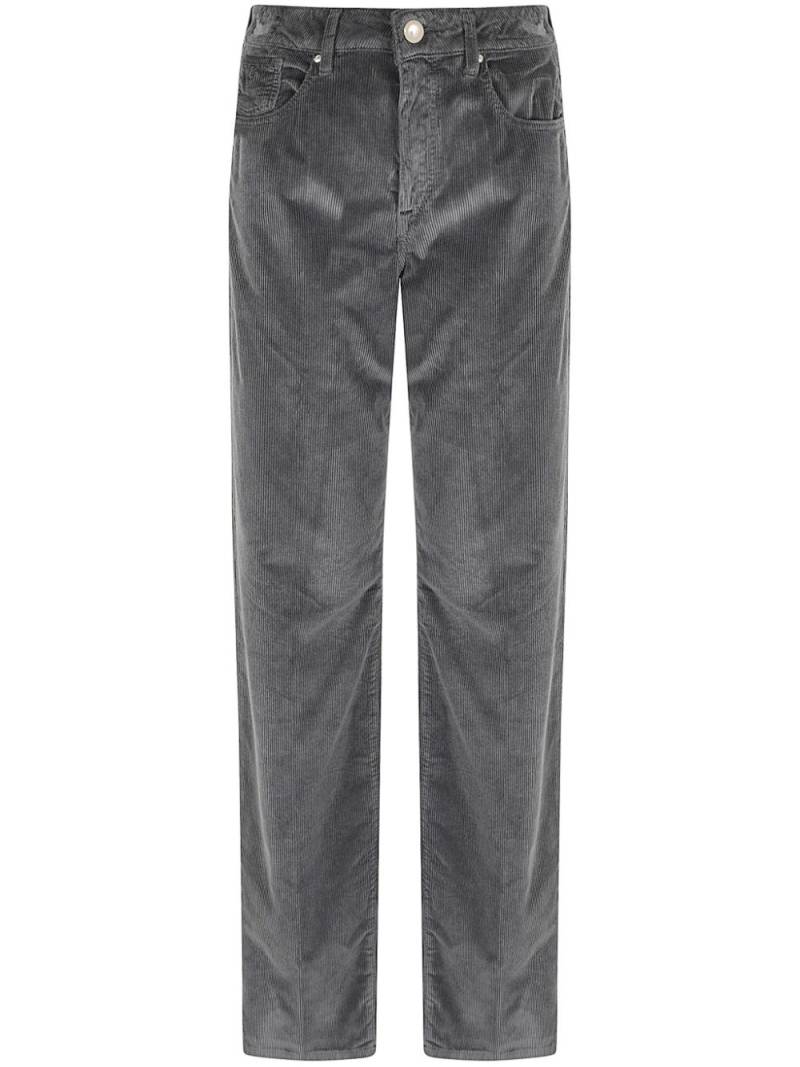 Hand Picked corduroy trousers - Grey von Hand Picked