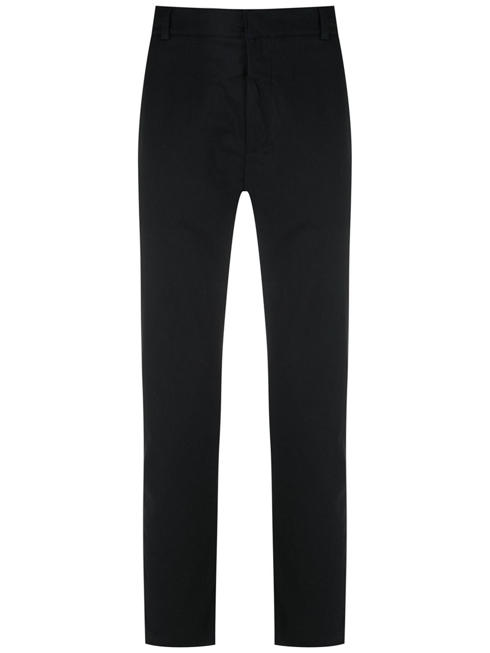 Handred buttoned slim trousers - Black von Handred