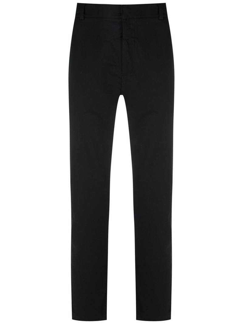 Handred buttoned slim trousers - Black von Handred