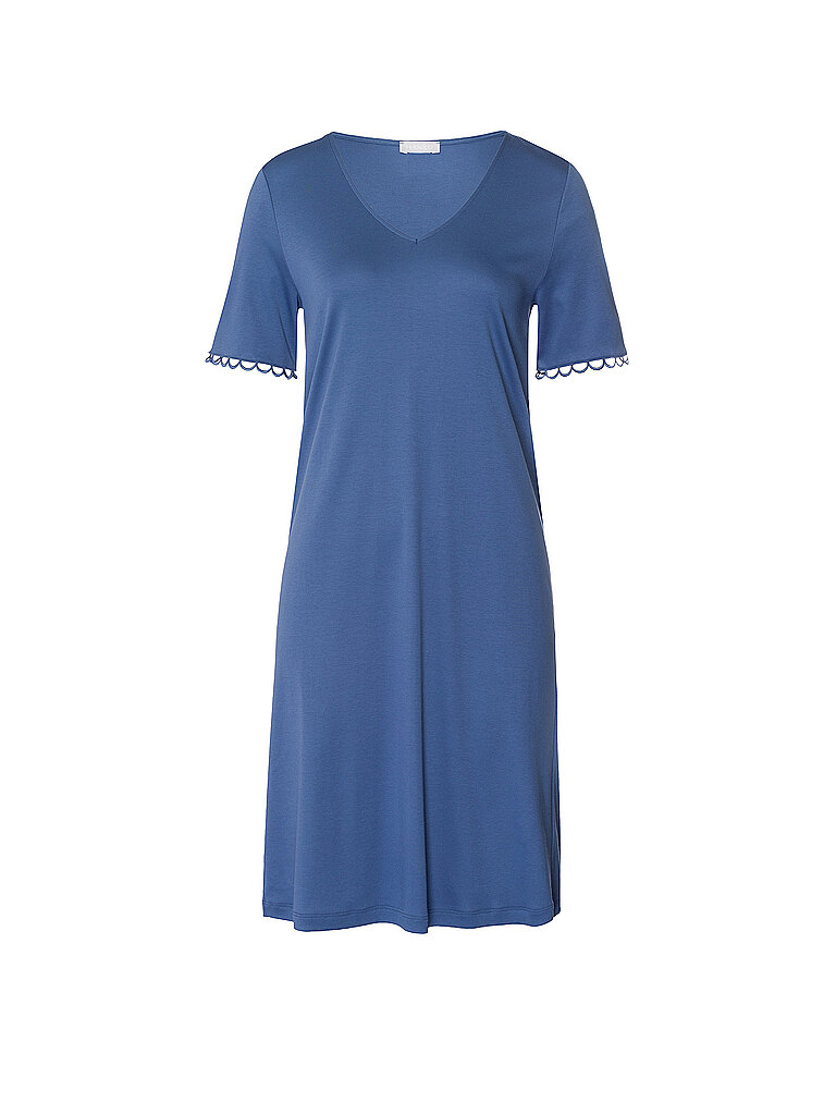 HANRO Nachthemd - Sleepshirt  blau | L von Hanro