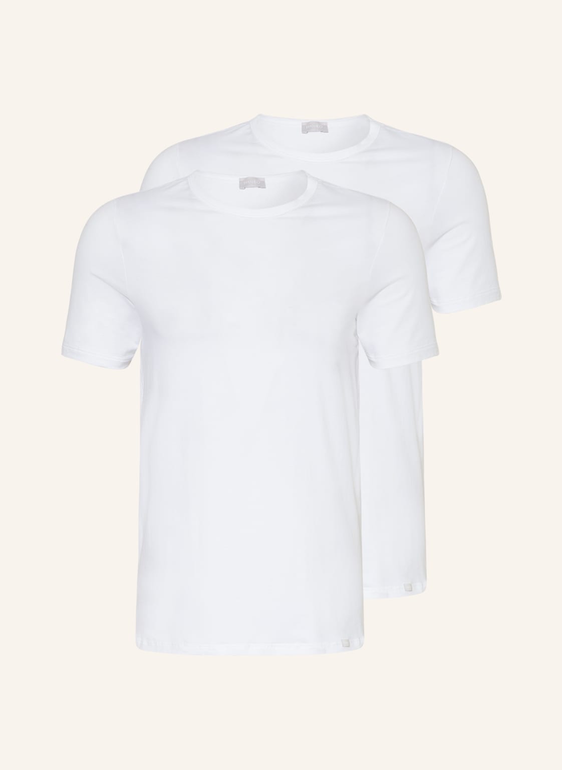 Hanro 2er-Pack T-Shirts Cotton Essentials weiss Hanro 2er-Pack T-Shirts Cotton Essentials weiss von Hanro