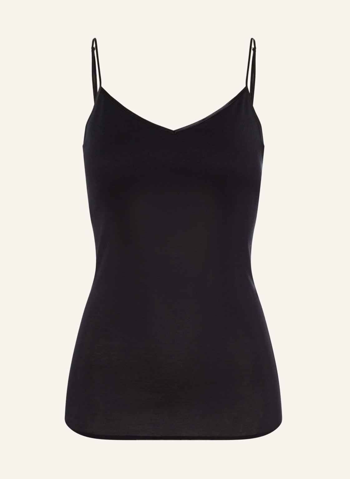 Hanro Bh-Hemd Cotton Seamless schwarz Hanro Bh-Hemd Cotton Seamless schwarz von Hanro