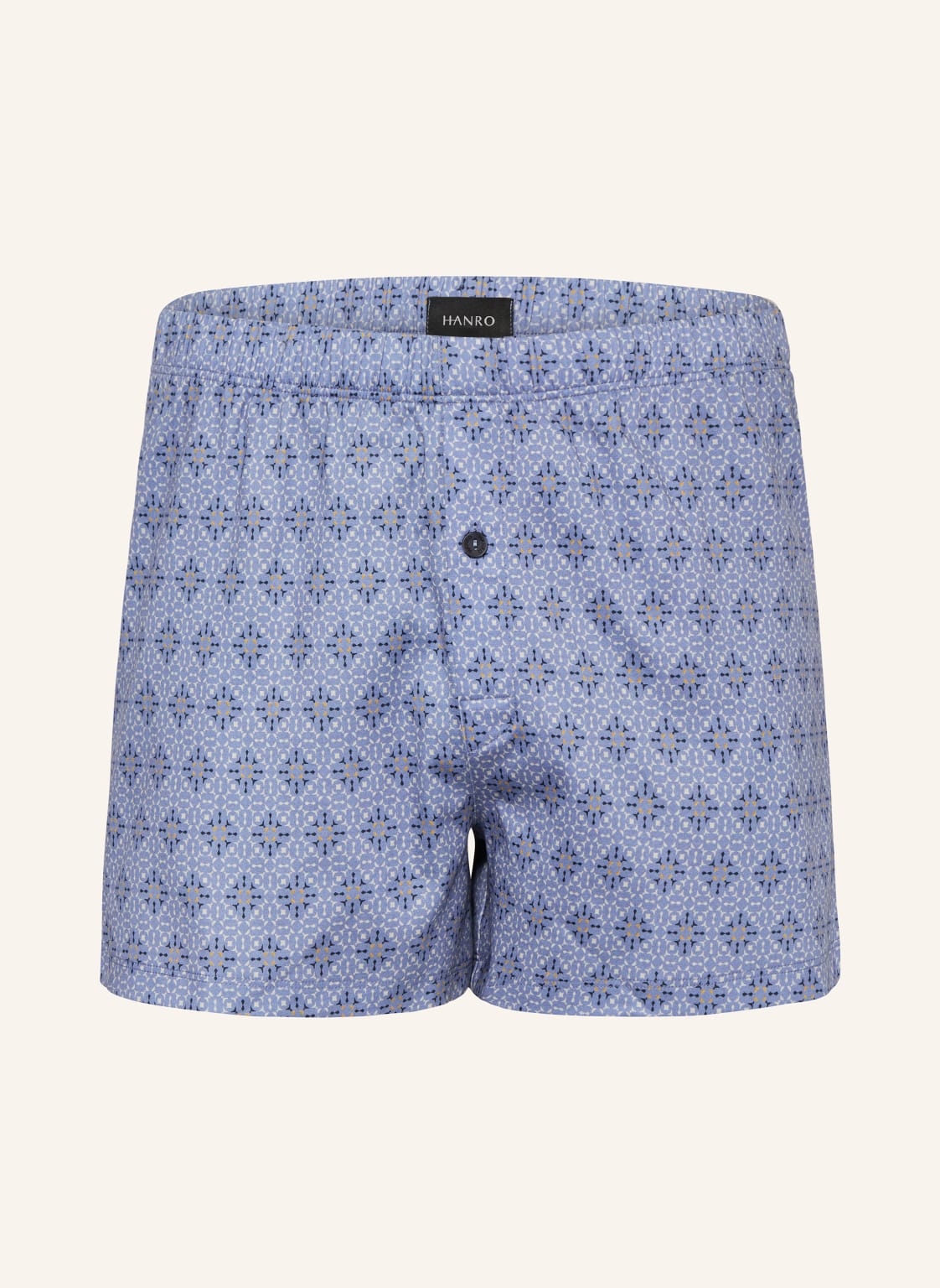 Hanro Boxershorts Fancy Jersey blau von Hanro