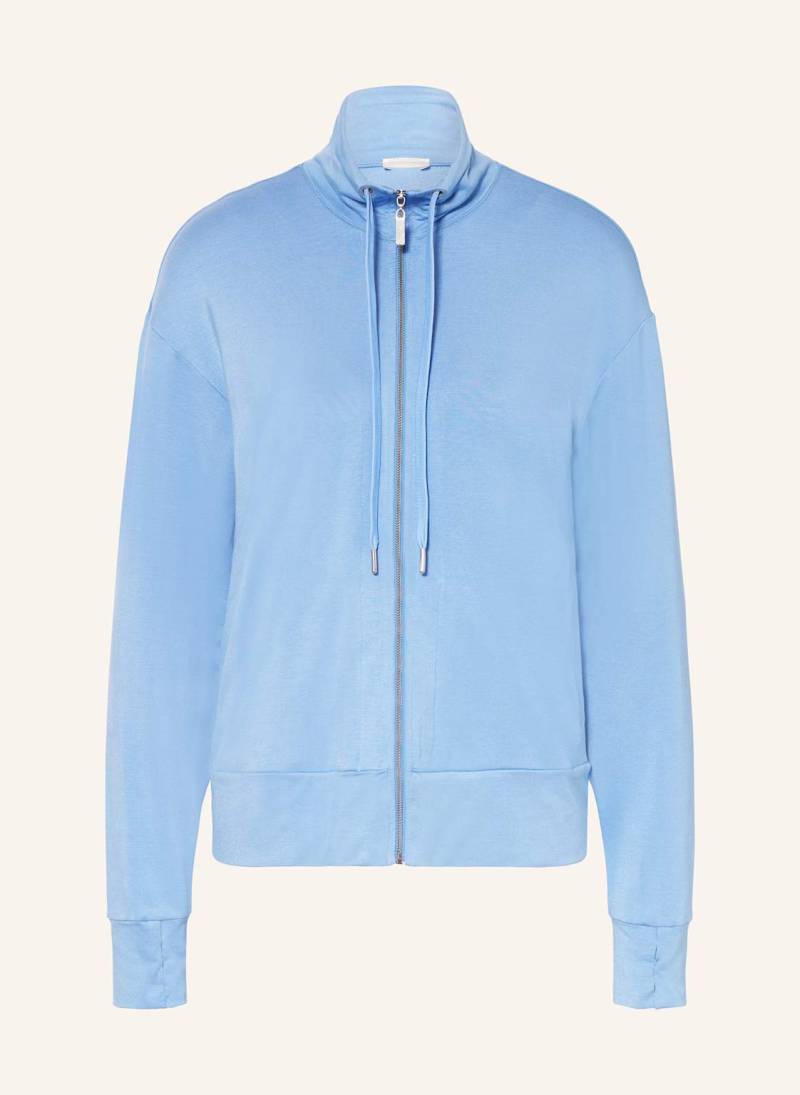 Hanro Lounge-Sweatjacke Balance blau von Hanro