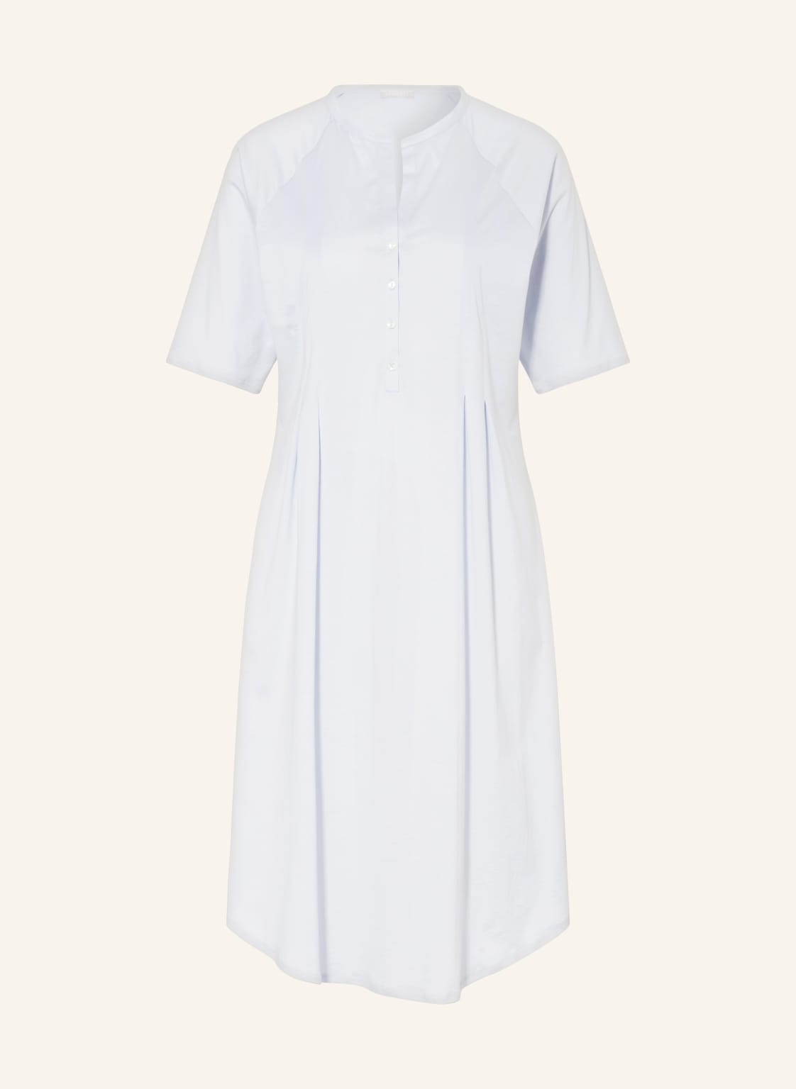 Hanro Nachthemd Cotton Deluxe blau Hanro Nachthemd Cotton Deluxe blau von Hanro