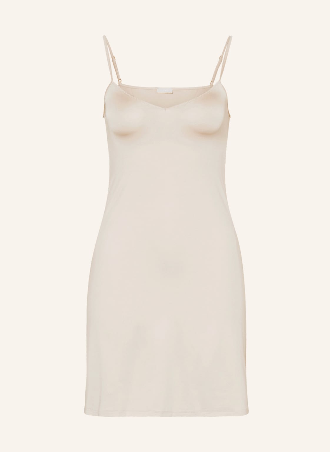 Hanro Nachthemd Satin Deluxe Aus Satin beige Hanro Nachthemd Satin Deluxe Aus Satin beige von Hanro