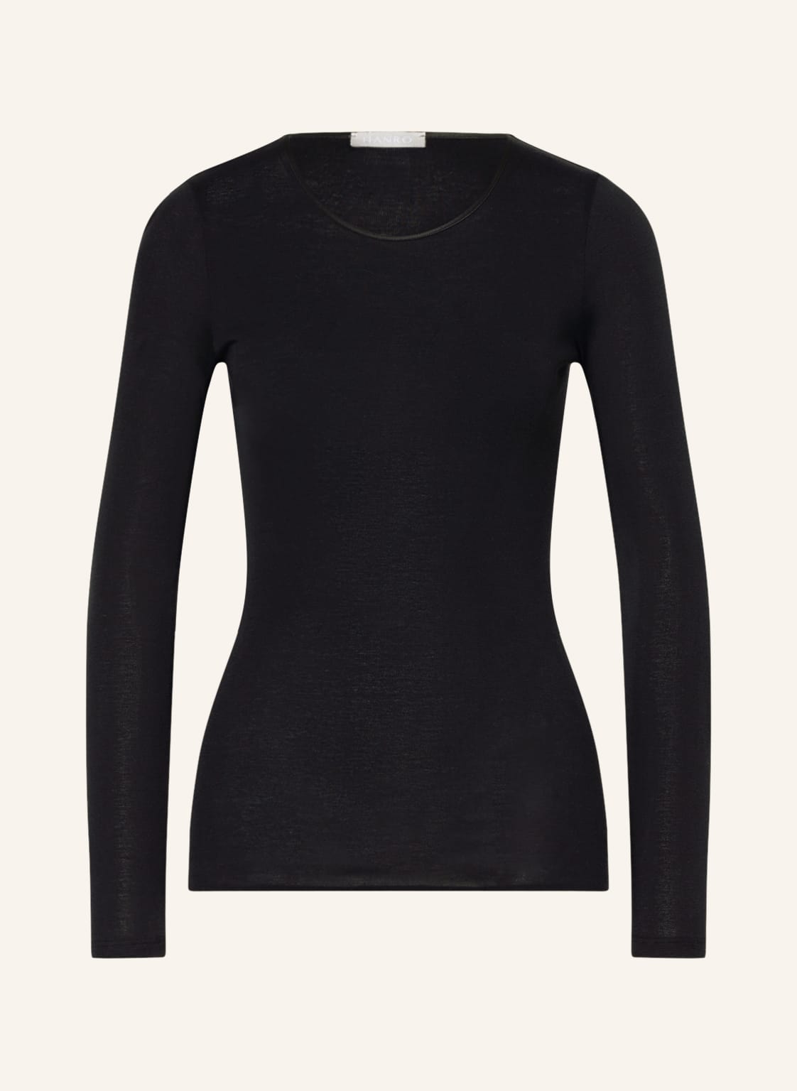 Hanro Schlafshirt Cotton Seamless schwarz Hanro Schlafshirt Cotton Seamless schwarz von Hanro