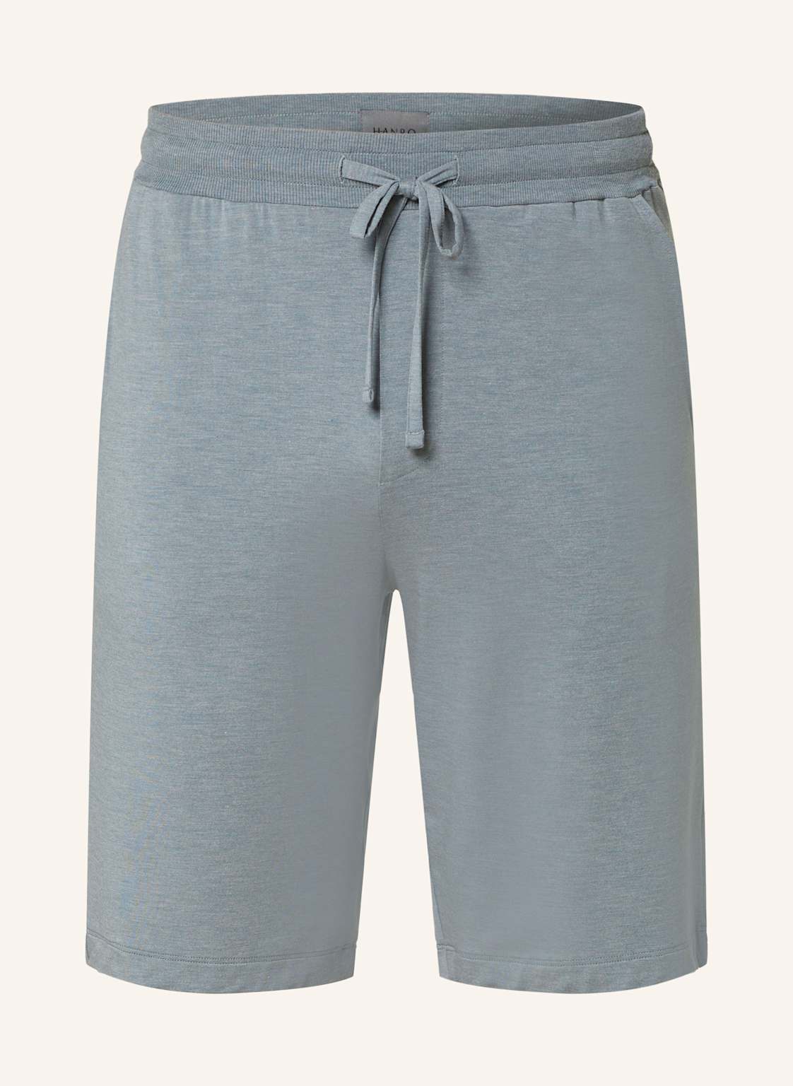 Hanro Schlafshorts Casuals blau von Hanro