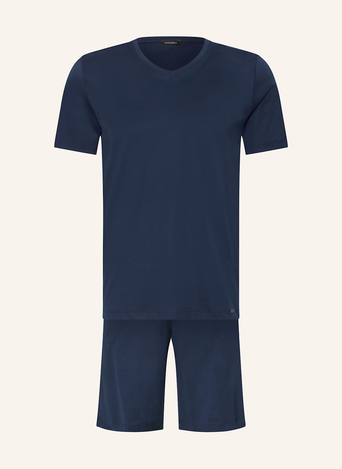 Hanro Shorty-Schlafanzug Night Selection blau Hanro Shorty-Schlafanzug Night Selection blau von Hanro