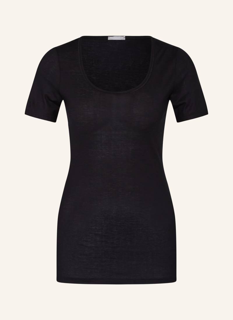 Hanro T-Shirt Ultralight schwarz Hanro T-Shirt Ultralight schwarz von Hanro