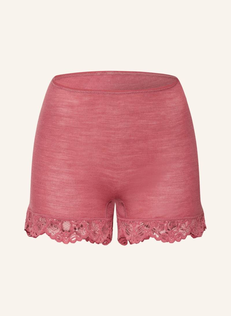 Hanro Taillenpanty Woolen Lace Aus Merinowolle Mit Seide rosa von Hanro