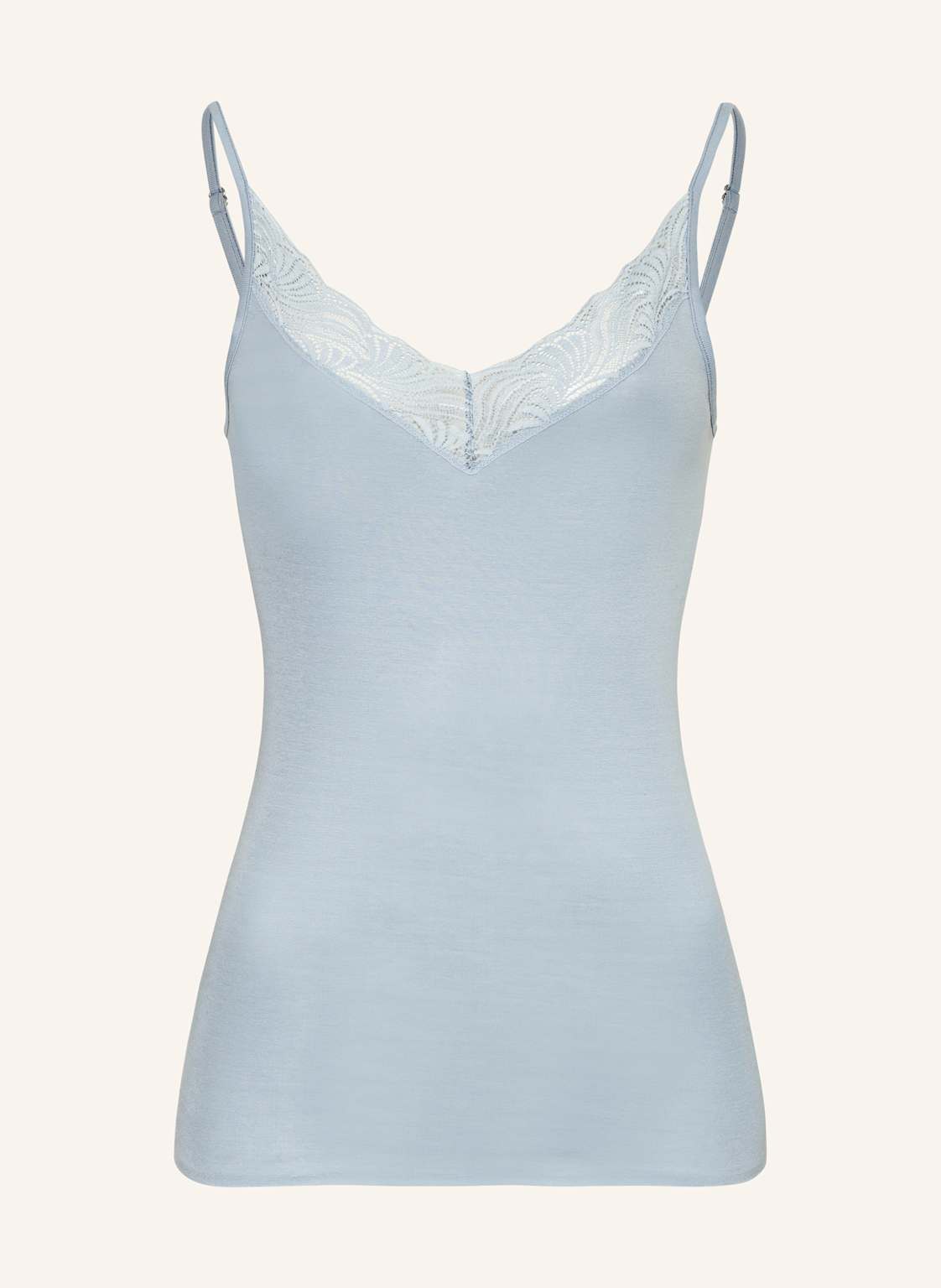 Hanro Top Cotton Delight blau von Hanro