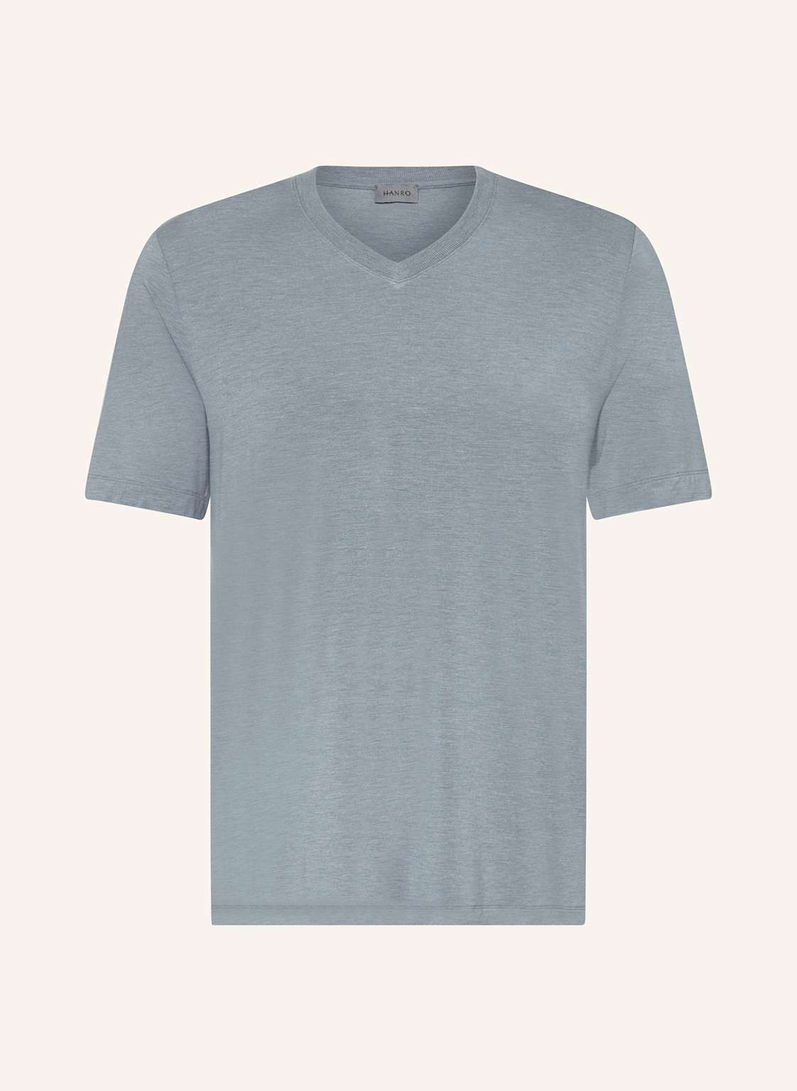 Hanro V-Shirt Casuals blau von Hanro