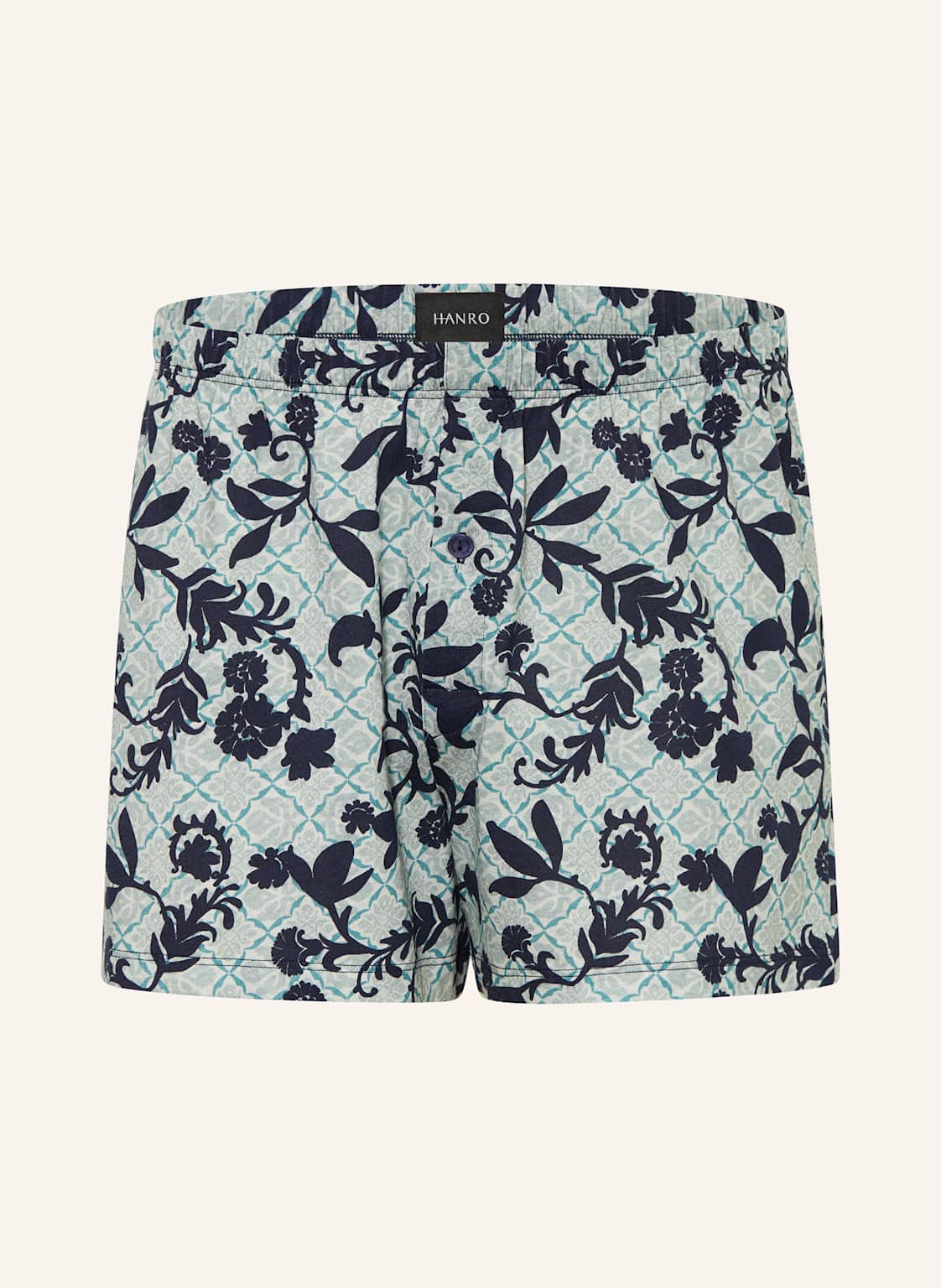 Hanro Web-Boxershorts Cotton Sporty blau Hanro Web-Boxershorts Cotton Sporty blau von Hanro