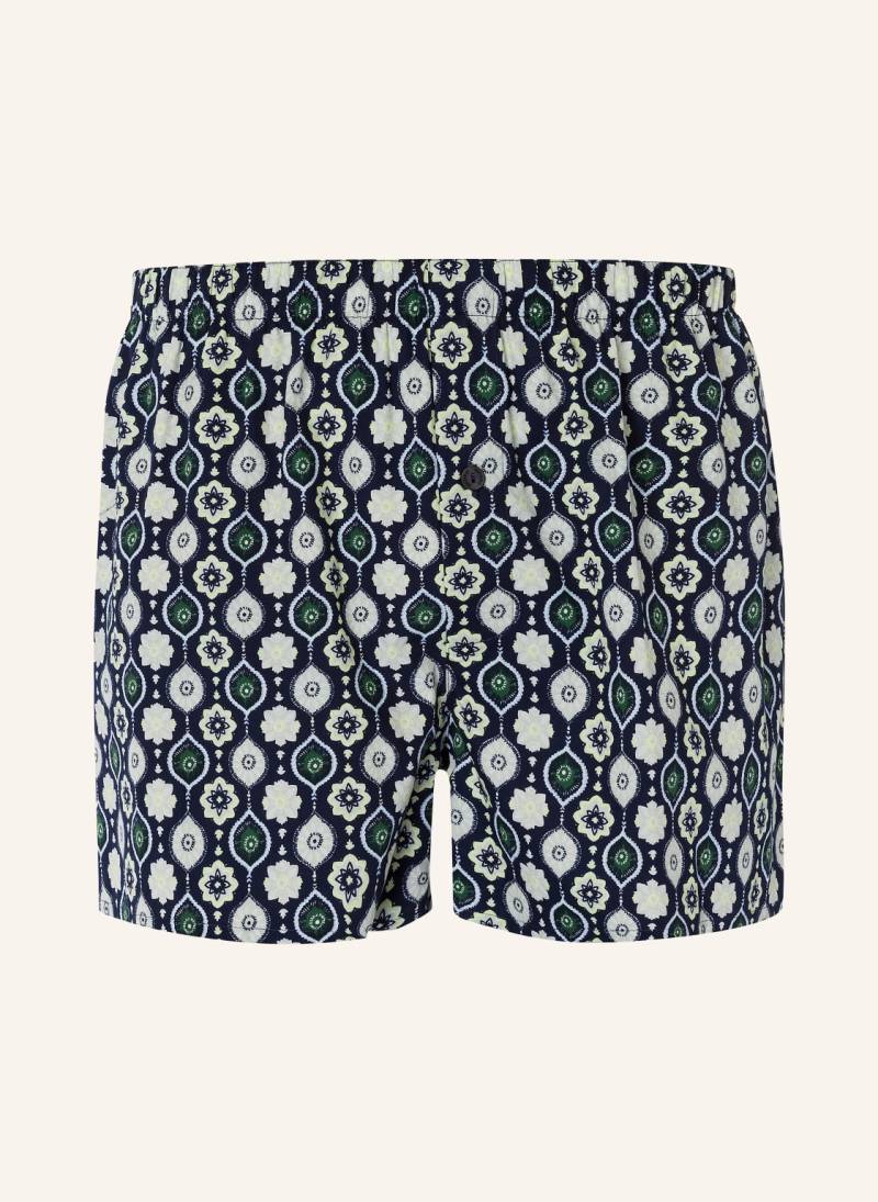 Hanro Web-Boxershorts Fancy Woven blau von Hanro