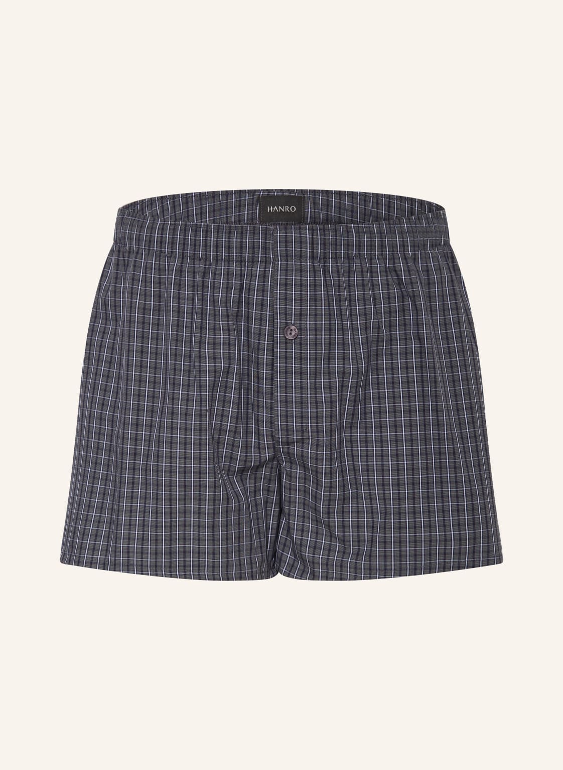 Hanro Web-Boxershorts Fancy Woven blau von Hanro