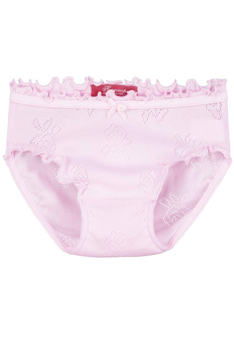 Basic Pointelle Rose Mädchen Pink 104 von Hanssop