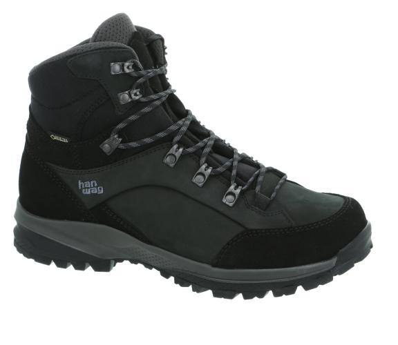 Hanwag Wanderschuh Banks SF Extra GTX - black/asphalt (Grösse: 7) von Hanwag