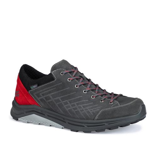 Hanwag Coastrock Low ES - asphalt/red (Grösse: 10) von Hanwag