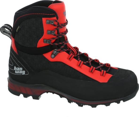 Hanwag Trekkingschuh Ferrata II GTX - black/red (Grösse: 11.5) von Hanwag